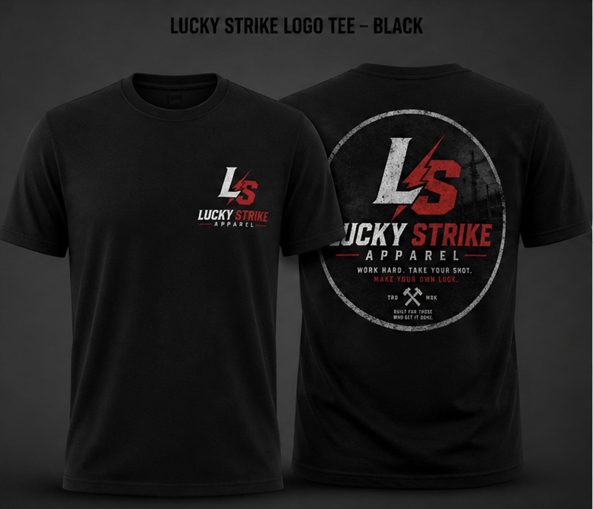 LUCKY STRIKE LOGO TEE
